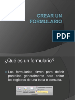 Crear Un Formulario