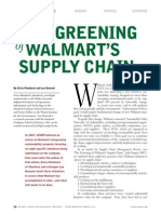 The Greening Walmart'S Supply Chain... : Initiative