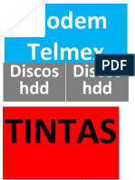 Modem Telmex: Discos HDD Discos HDD