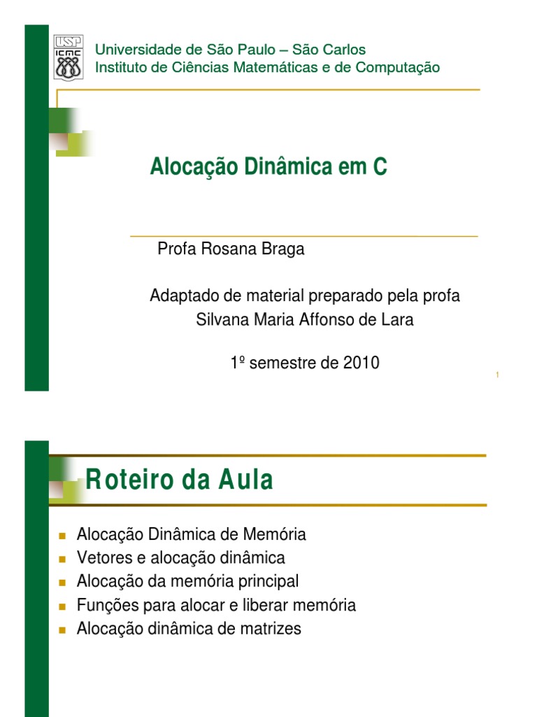 Aloca, Ão Dinâmica | PDF