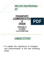 Life Lines of National Economy: Transport, Communication & Trade