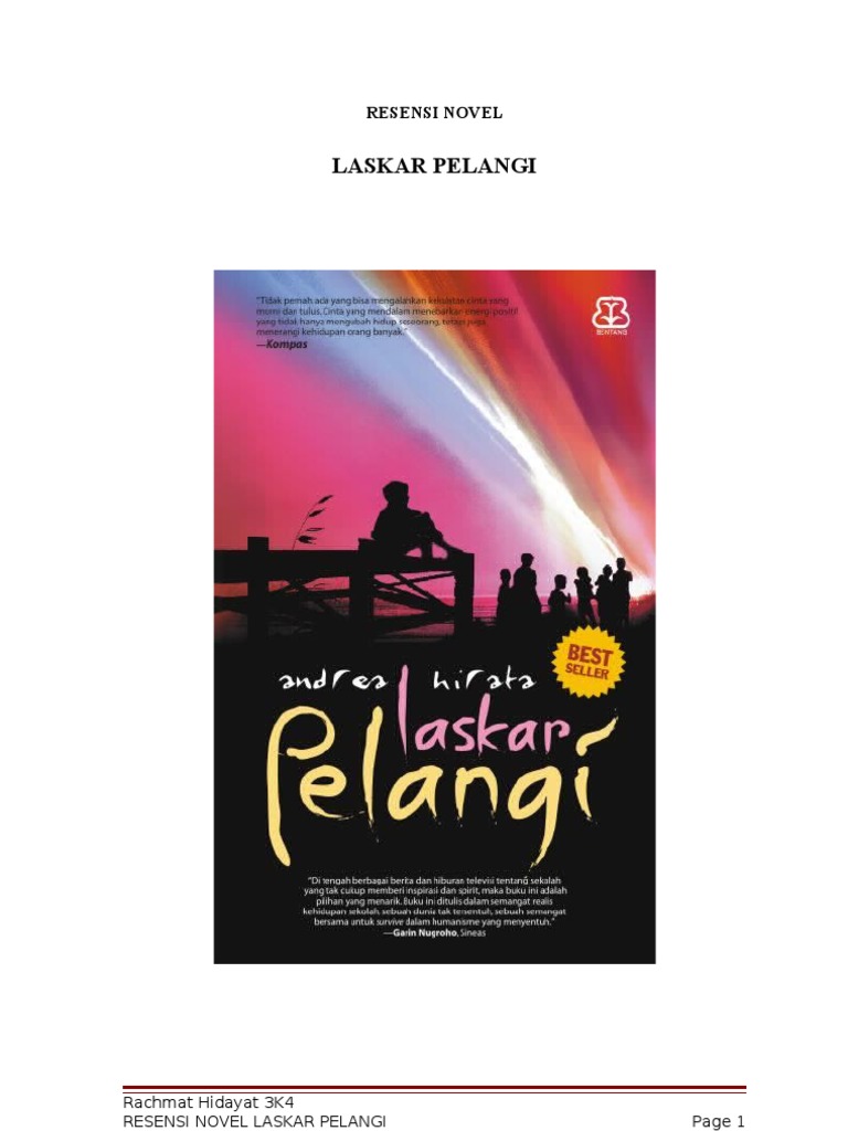 Resensi Novel Laskar Pelangi