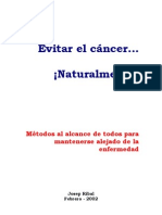 Tratamiennto Natural y Prevencion Del Cancer