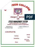 A Project Report ON: Submitted by