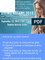 Living Rosary  2012 Powerpoint