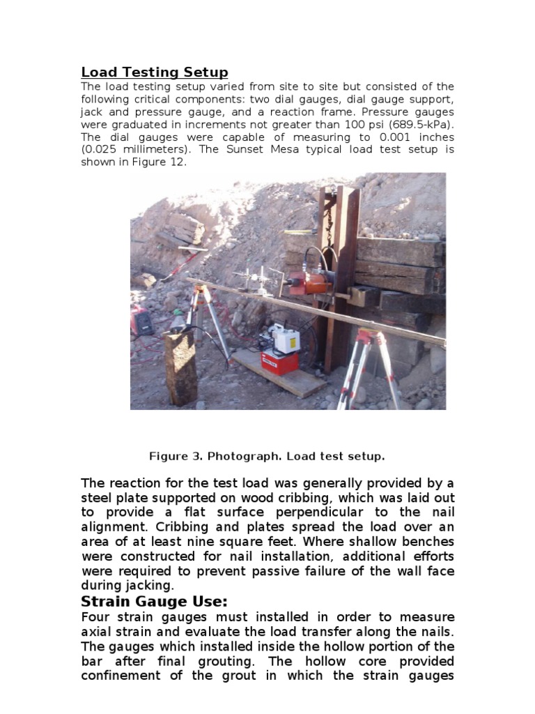 Load Testing Setup | PDF | Prestressed Concrete | Geotechnical Engineering