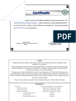 Certificado Curso de Cipa - Frente - Verso