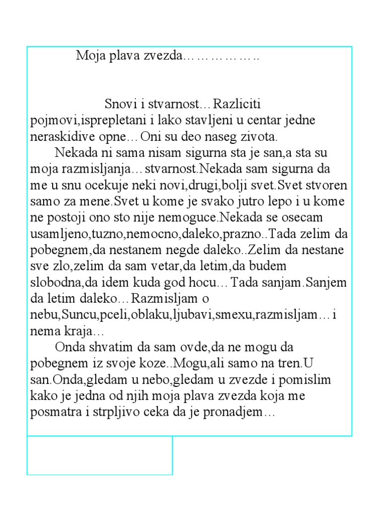Sastav ,,moja Plava Zvezda'' PDF