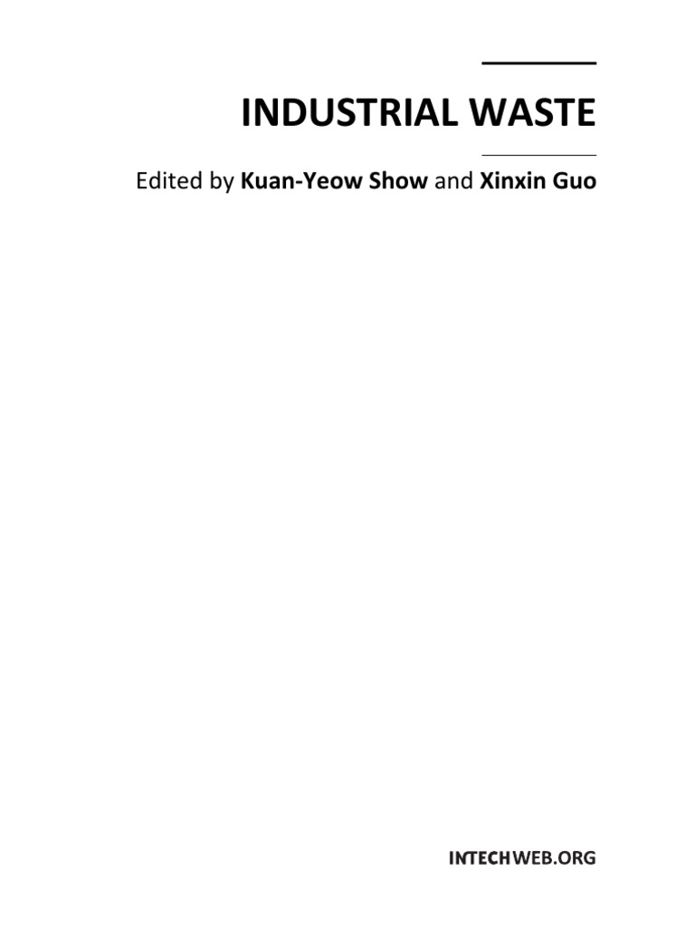 Industrial Waste | PDF | Polychlorinated Biphenyl | Soil