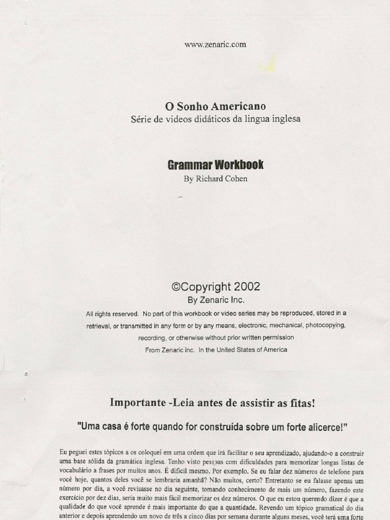 Apostila De Ingles 7 Serie 8 Ano Volume 2