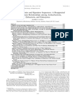 GUPTA Protein Phylogenies and Signature Sequences - A Reappraisal of Evolutionary Relationships Among Archaebacteria, Eubacteria, and Eukaryotes