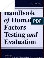 Handbook of Human Factors and Evaluation