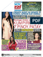 Pinoy Parazzi Vol 6 Issue 19 January 25 - 27, 2013