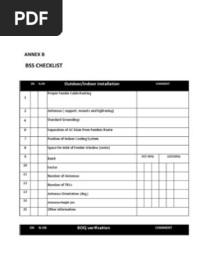 CHECKLIST