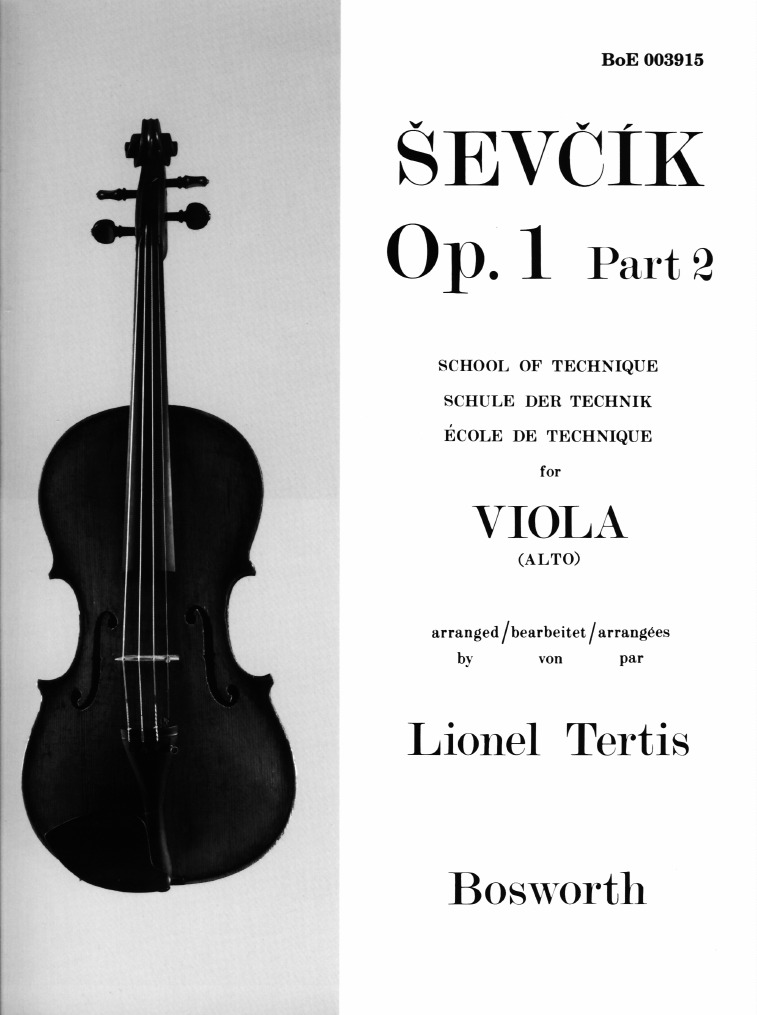 Sevcik School of Bowing Technique Viola Studies - Op 1 Part 2 PDF | PDF ...