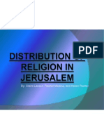Distribution of Religion in Jerusalem