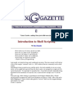 Introduction To Shell Scripting: "Linux Gazette... Making Linux Just A Little More Fun!"