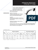 Abrasion Resistant Pipeline Fittings