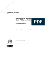 Indicadores Del Sector Público - Gasto Público en América Latina