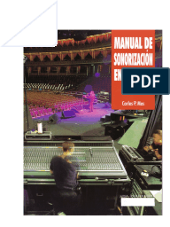 Manual de Sonorización en Directo Carles P Mas