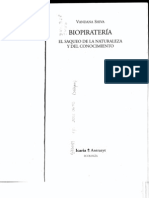 Biopirateria. El Saqueo de La Naturaleza y El Conocimiento