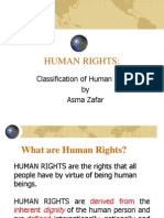 Classification of Human Rights by Asma Zafar