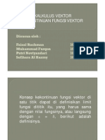 Kekontinuan Fungsi Vektor 