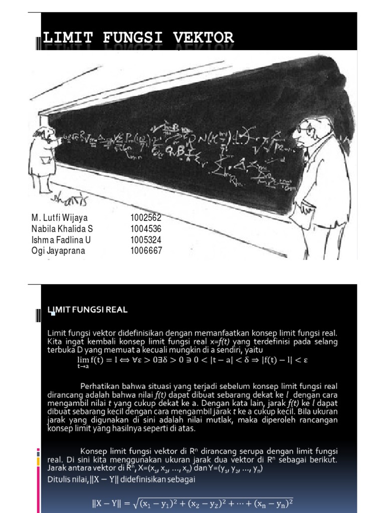 Limit Fungsi Vektor | File Komputer | Ilmu Informasi