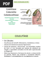 COLELITÍASE e COLEDOCOLITIASE