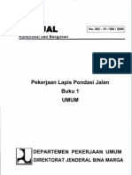 7 Pekerjaan Lapis Pondasi Jalan Buku 1 Umum