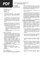 Labor Law Review Memory Aid Part 1