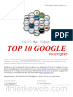 Top 10 Google Techniques