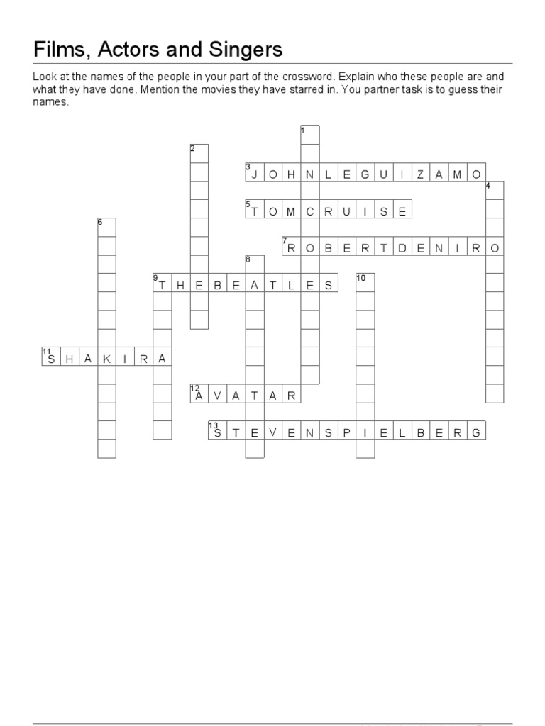 Films And Actors Pdf