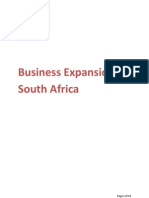 Business Expansion in South Africa