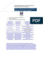 LIC OF INDIA ADO RECRUITMENT 2012 | WWW.LICINDIA.IN ZONE,DIVISION WISE VACANCY POSITION 