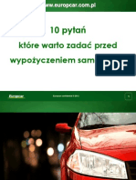 10 Pytań Przed Wypożyczeniem Samochodu