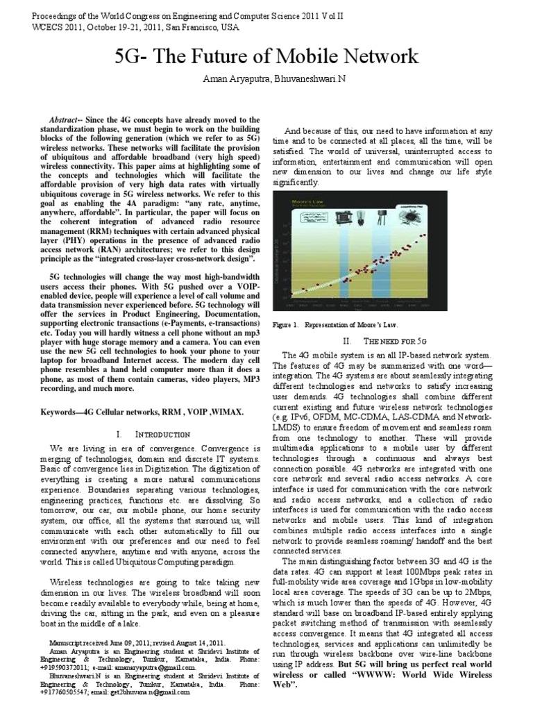 5g Networks | PDF | 4 G | Computer Network