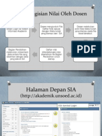 Alur Pengisian Nilai Oleh Dosen