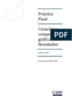 PF Diseño Gráfico: Newsletter, Proceso Creativo