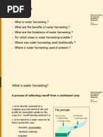 Introduction To Water Harvesting