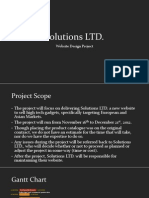 Solutions LTD.: Website Design Project