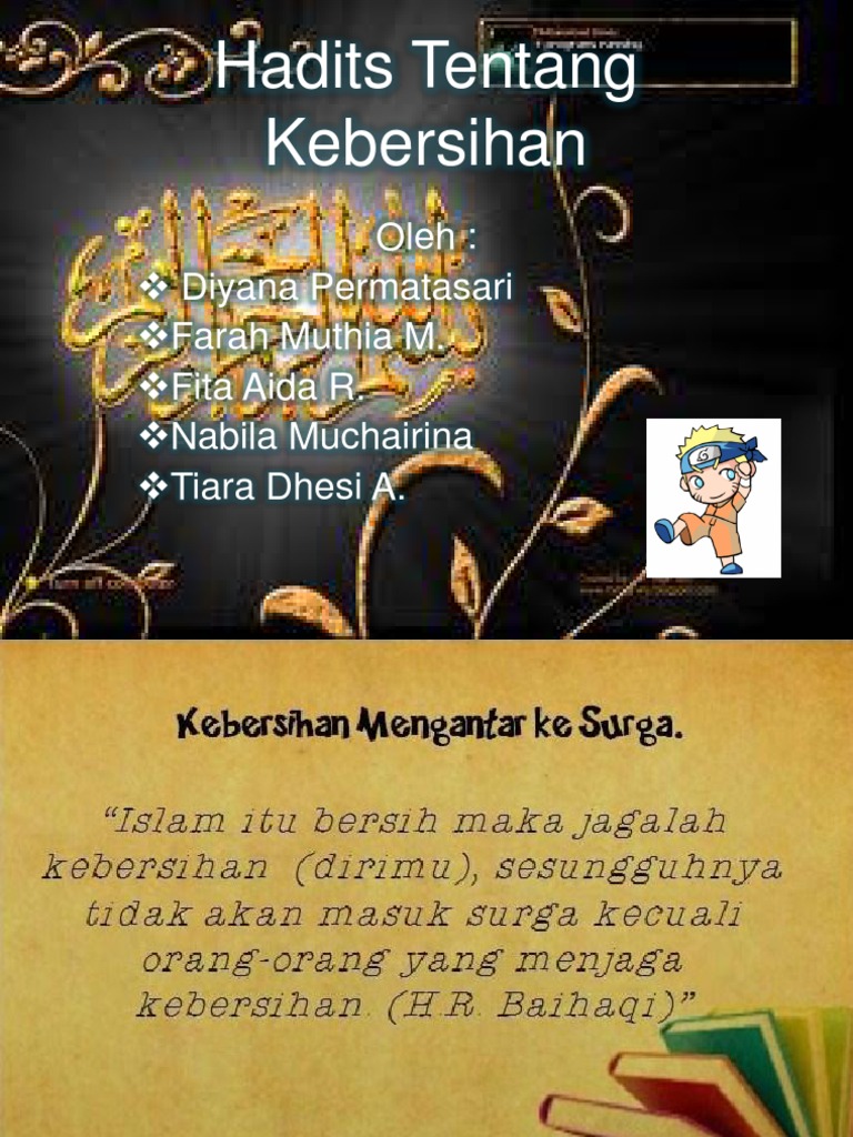 hadits tentang kebersihan