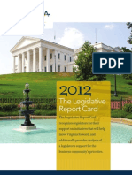 2012 Legislative Report Cardfinal