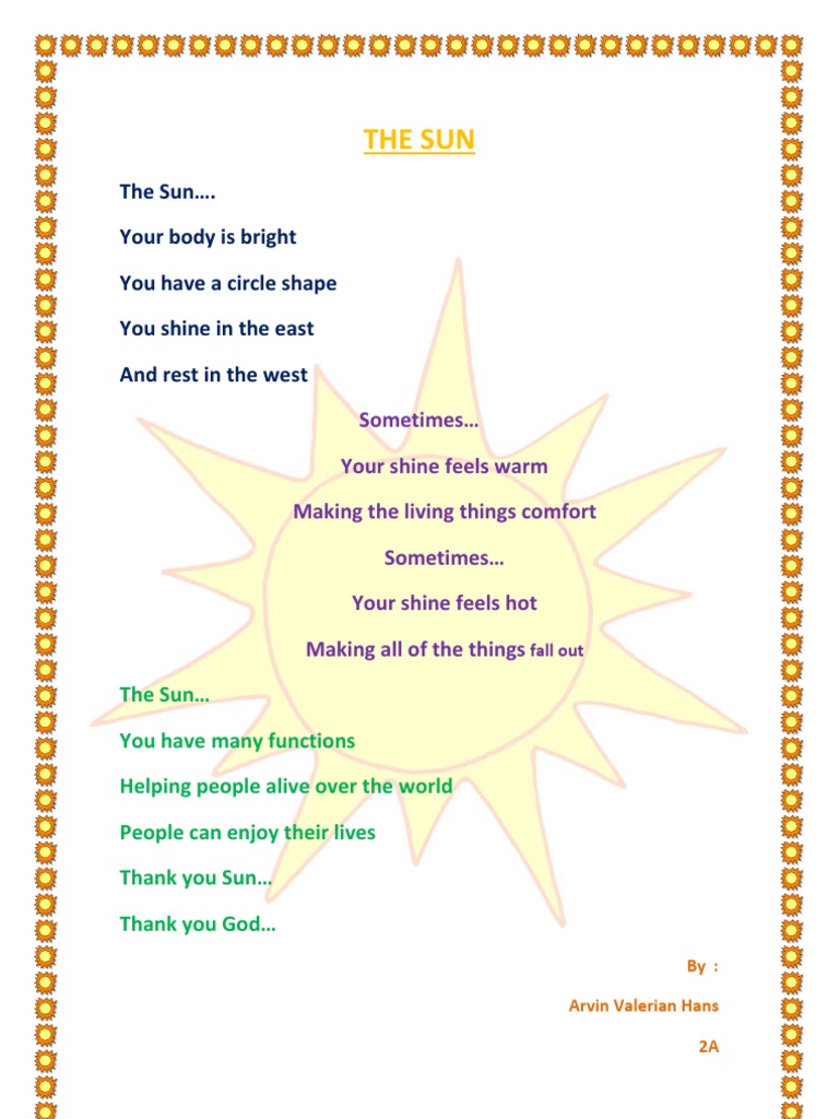 The Sun's Role in Life and Comfort | PDF