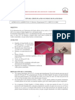 Determinacion Del Limite Plastico PDF