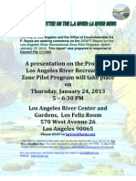 Los Angeles River RecreationAL Zone pilot program