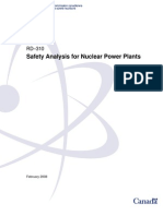 Safety Analysis For Nuclear Power Plants