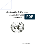 Declaración Río medio ambiente desarrollo