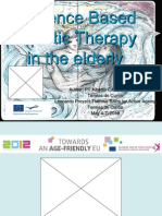 Evidence Based Aquatic Therapy in The Elderly