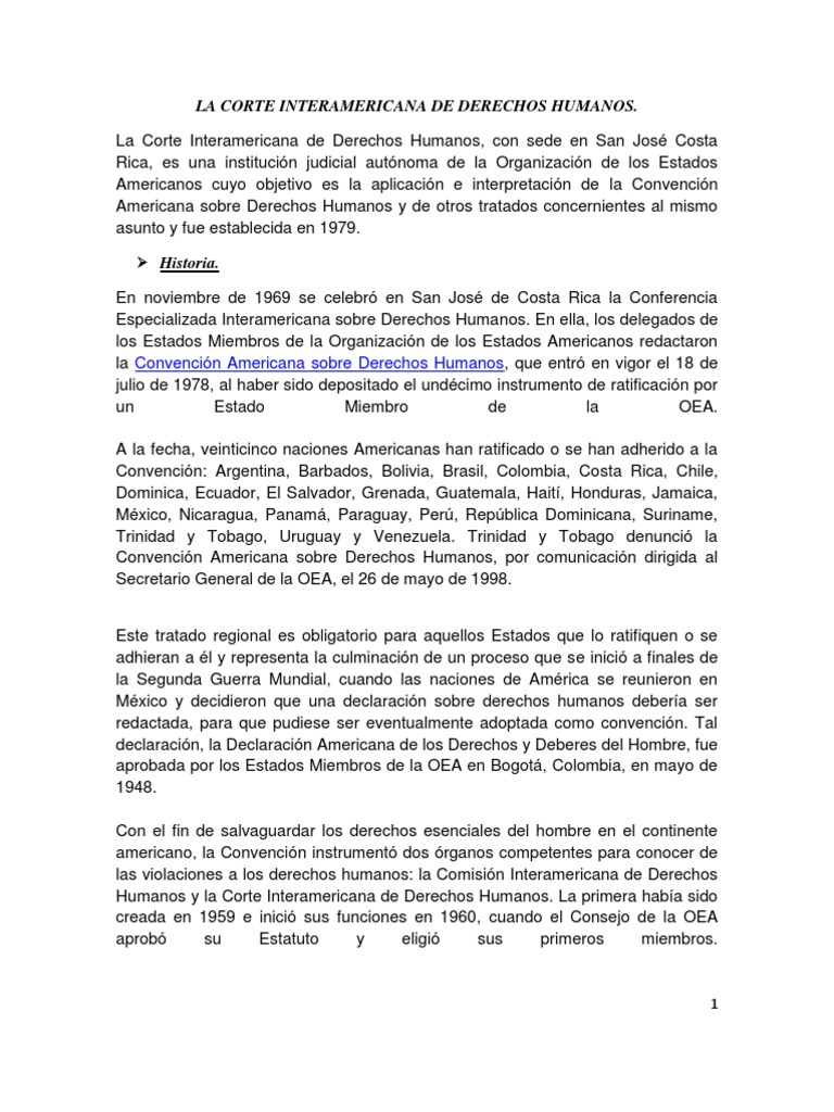 La Corte Interamericana de Derechos Humanos | Descargar gratis PDF ...